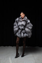 Pelliccia in volpe Silver Fox modello Cloud