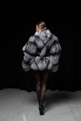 Pelliccia in volpe Silver Fox modello Cloud