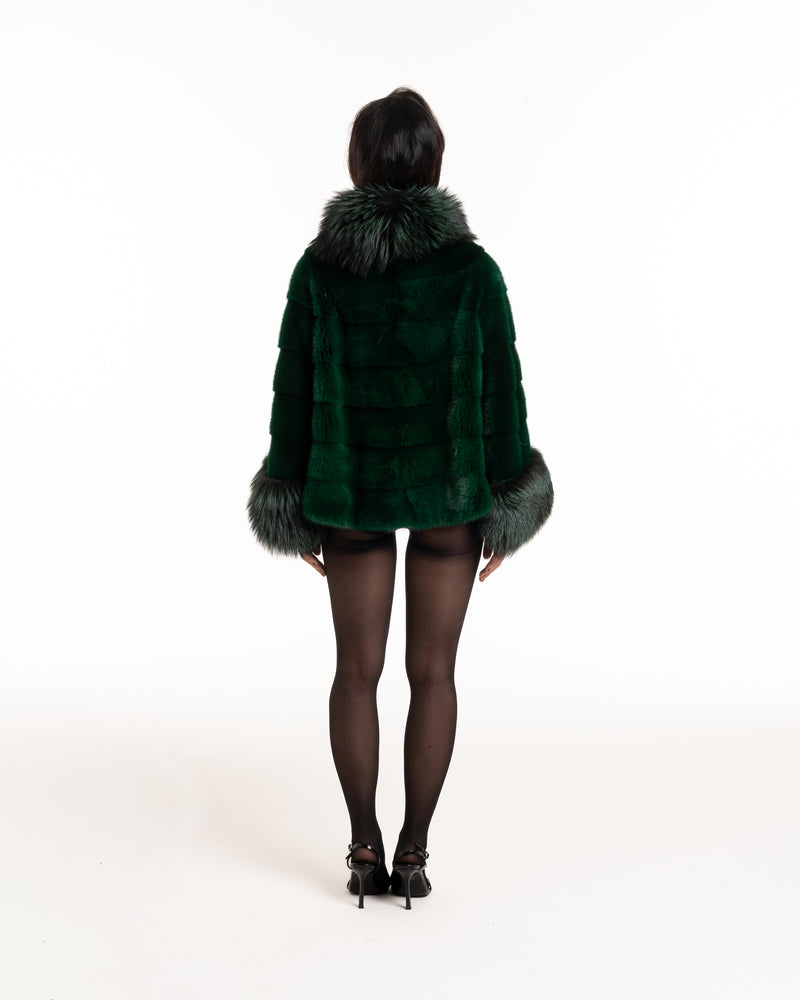 Pelliccia di Visone Verde