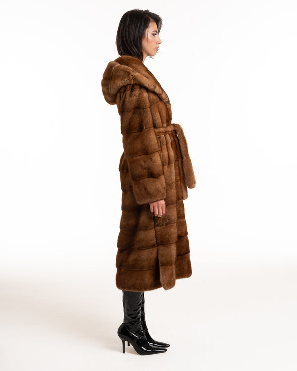 Pelliccia di Visone Marrone